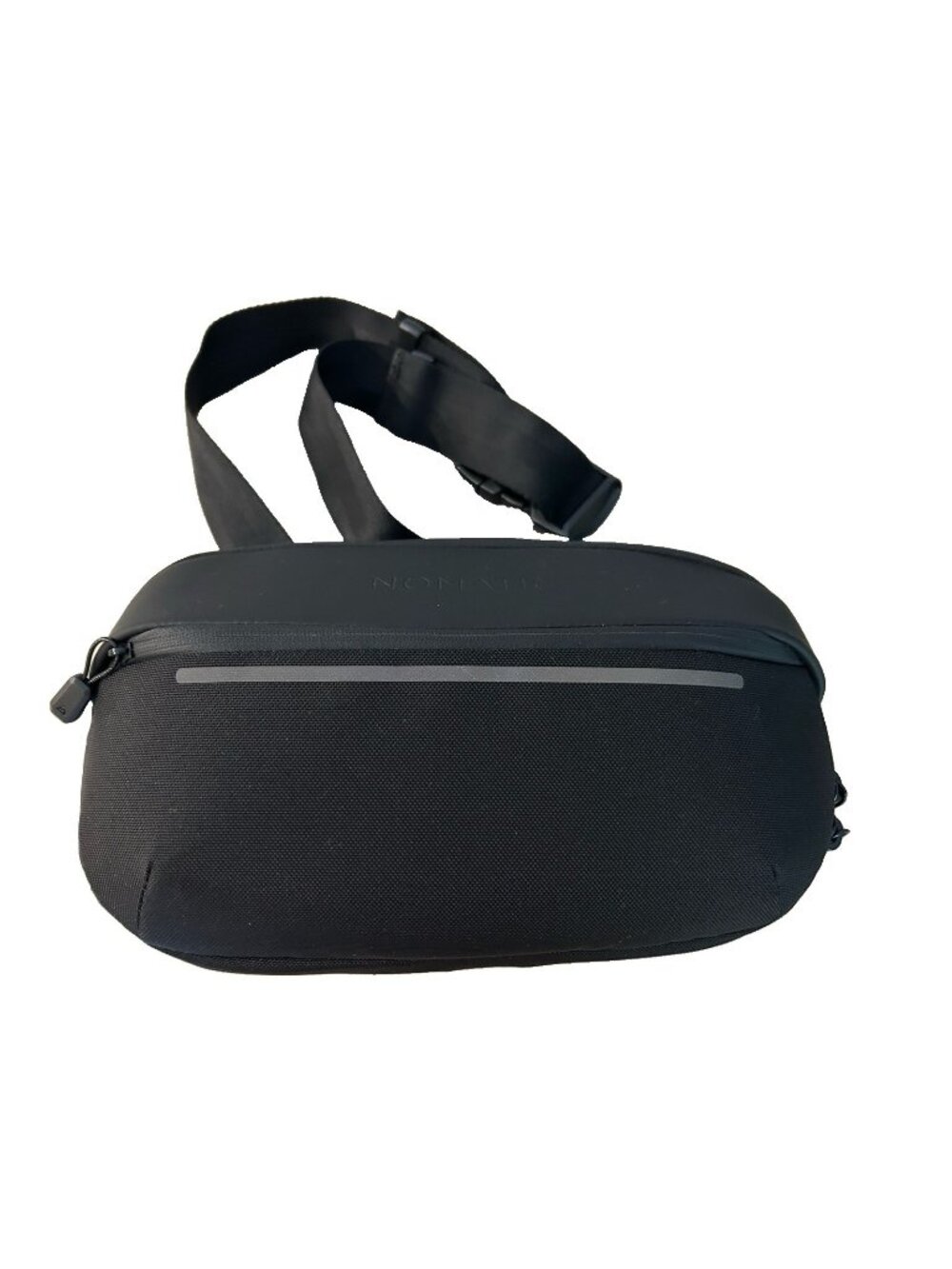 NOMATIC Navigator Sling 1L Black Expandable Crossbody Bag EUC